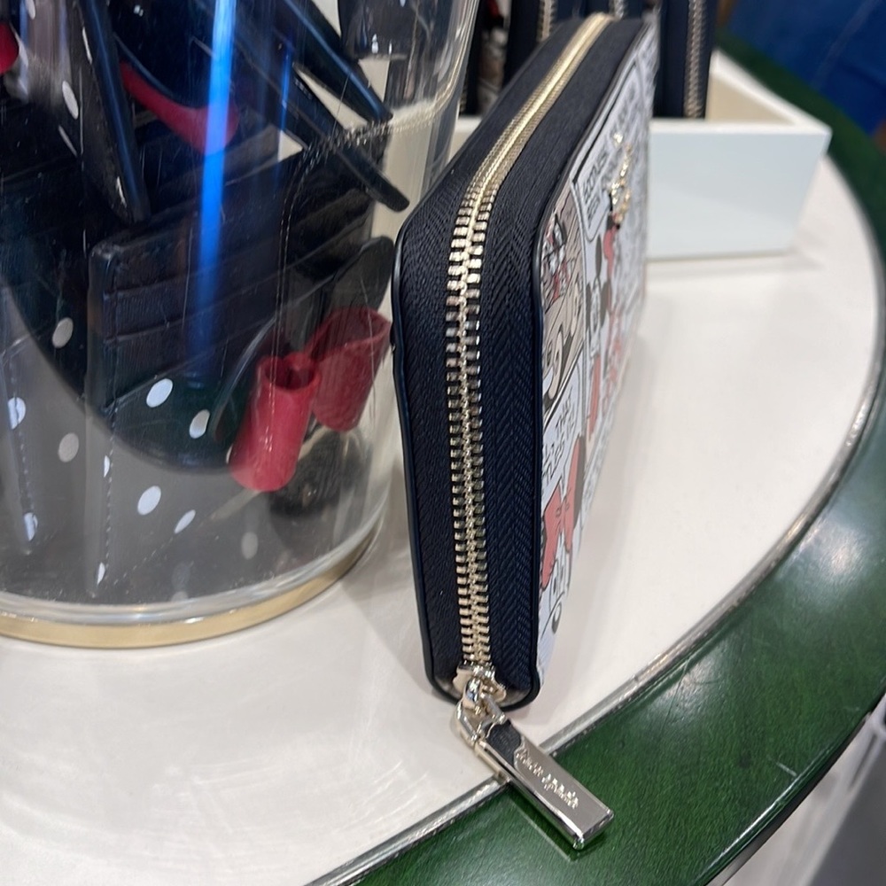 Kate Spade Disney X Kate Spade New York Mickey Mouse Large Continental Wallet - Picture 9 of 16